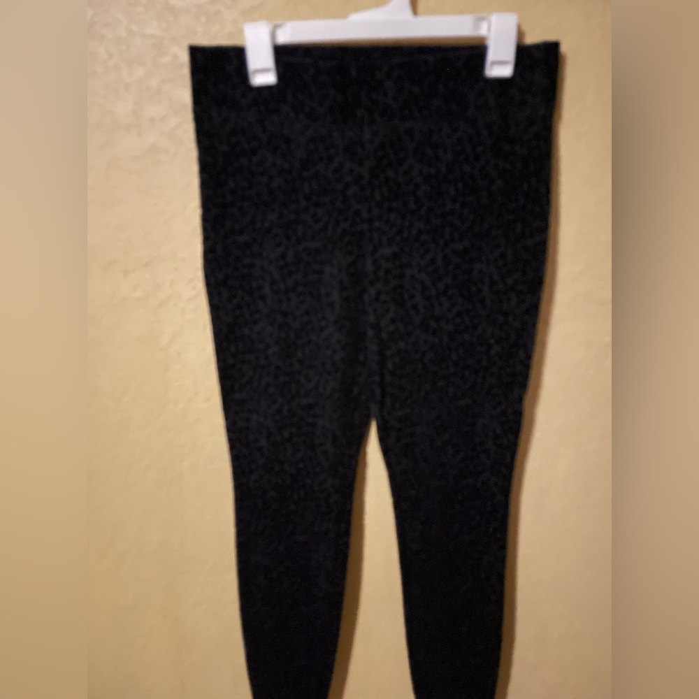 Velvet Printed Cheetah Pants